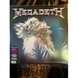Megadeth A Night In Buenos Aires Exclusive Limited Edition Colored Vinyl MINT RA